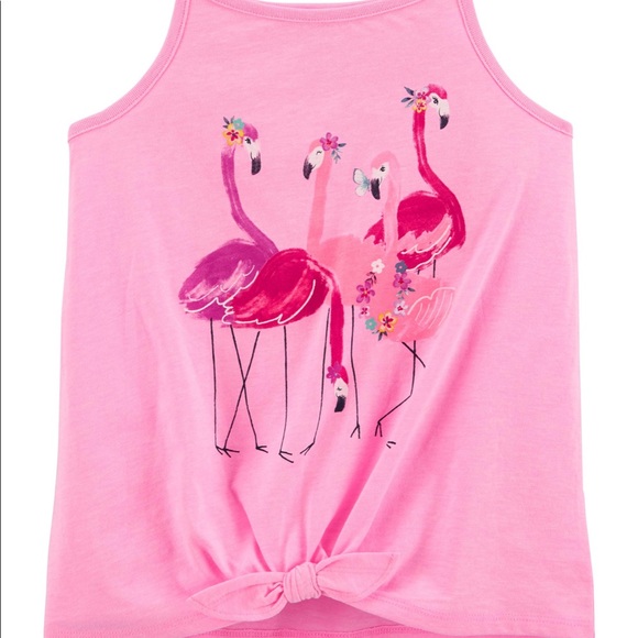 Pink flamingo T-shirt - Picture 3 of 7